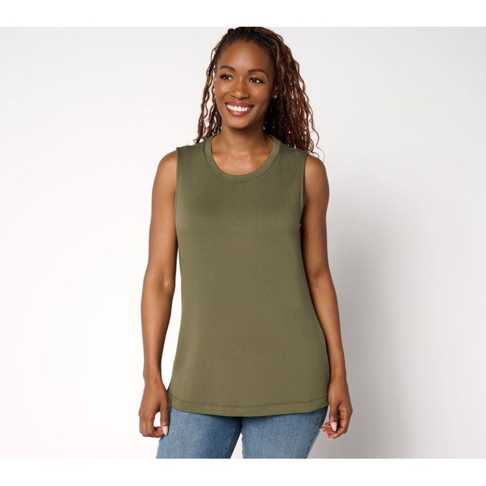 Brandis Dress Out Loud Women's Top Sz 2XS (XXS) Acquitted Knit Green A698064
